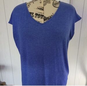 Ricki's V-Neck Blue Short Sleeve Top